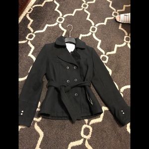 Black with belt jacket